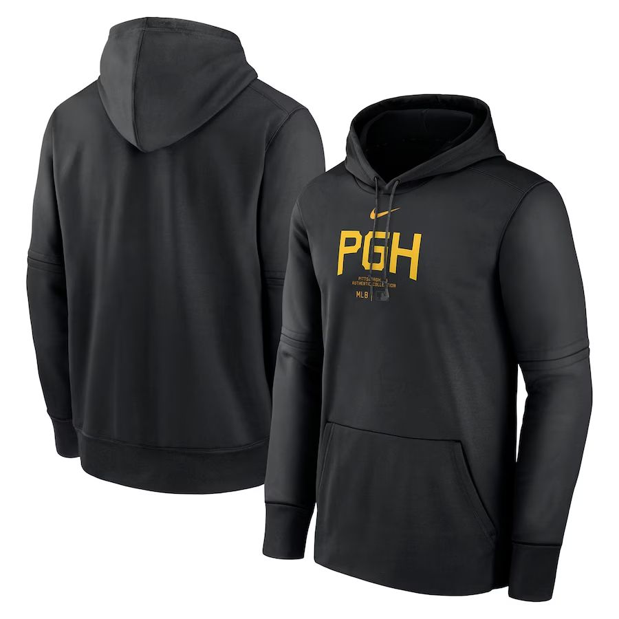 Men 2025 MLB Pittsburgh Pirates Black Nike hoodie style 3->new york yankees->MLB Jersey